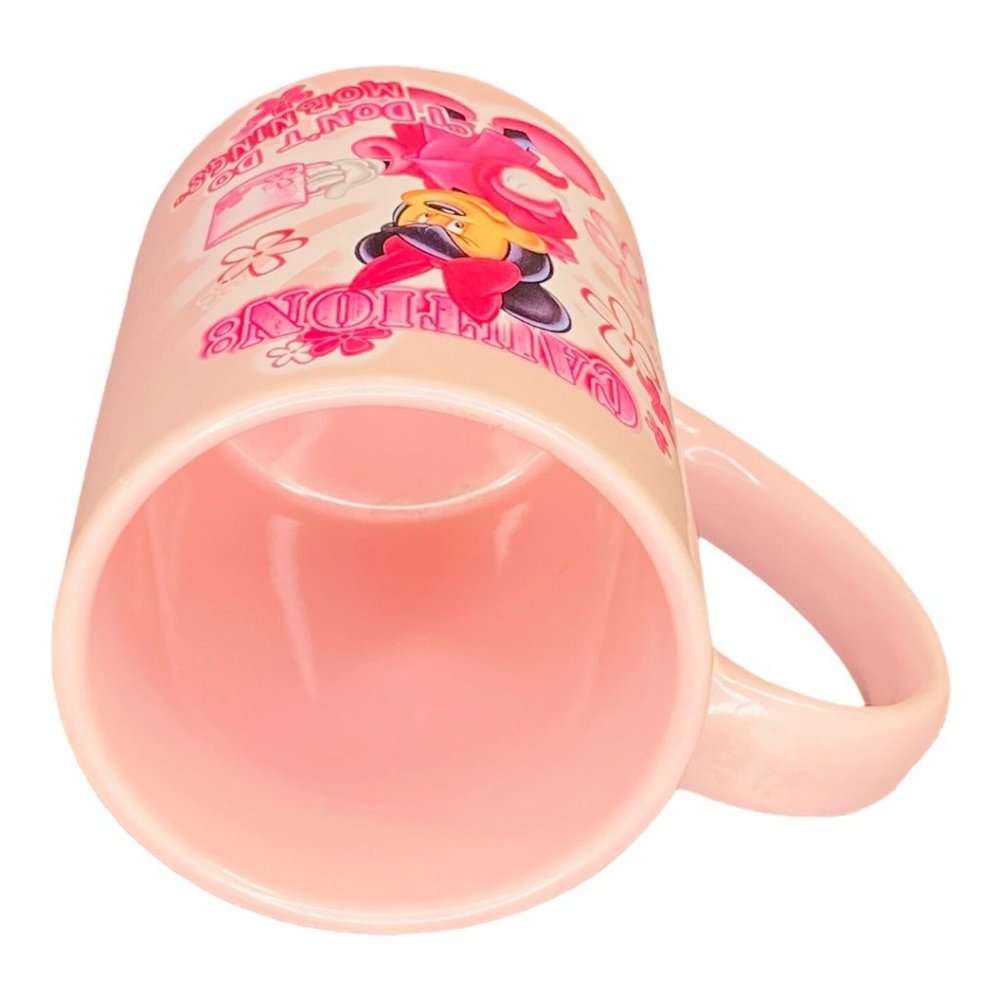 Minnie Mouse "Caution: I Don't Do Mornings" Coffee Mug by Jerry Leigh - Picture 6 of 7
